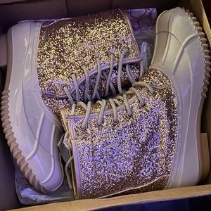 All weather duck boots